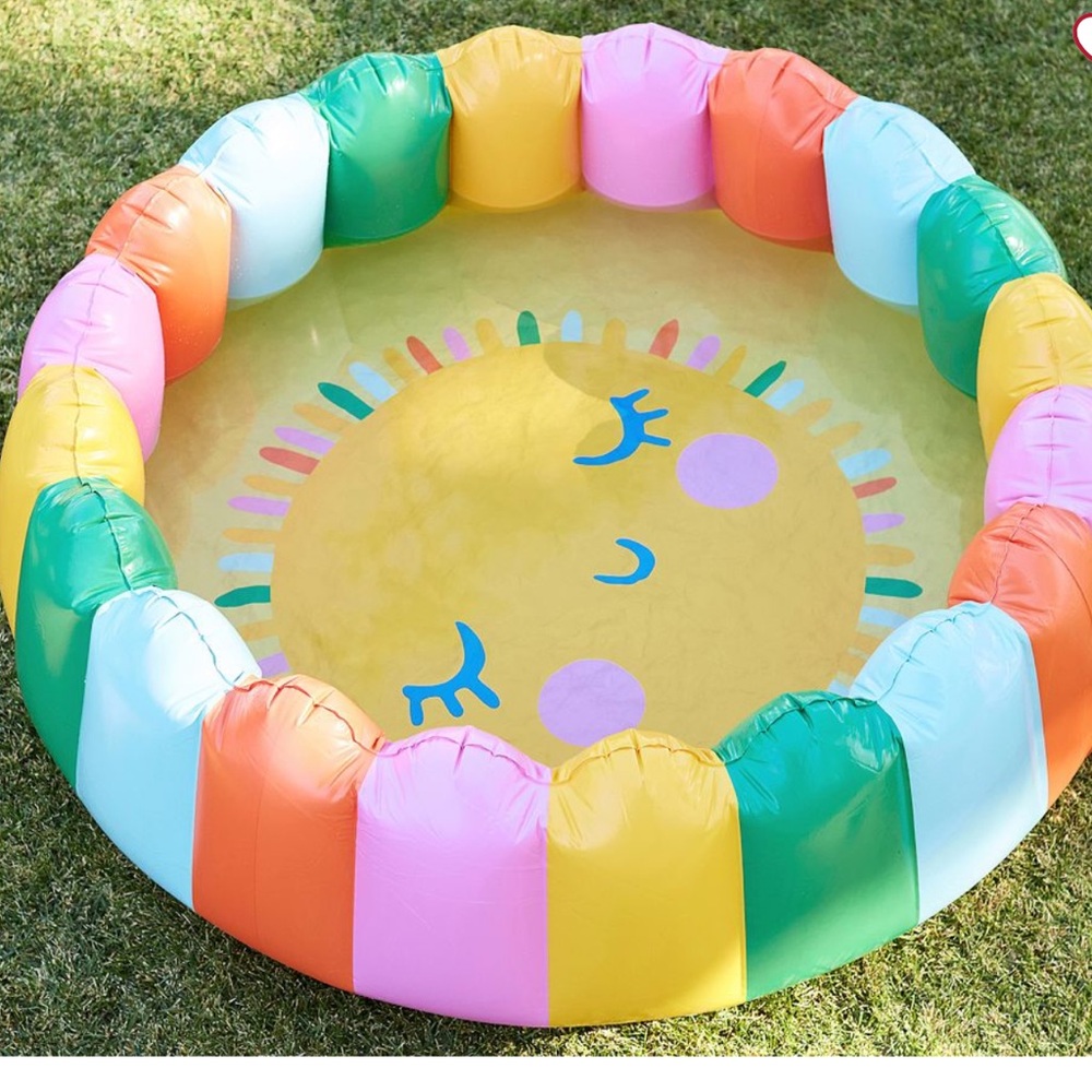 ❤️ Rainbow Sun Inflatable Pool